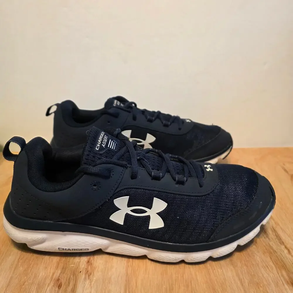 Men's Under Aurmour Charged assert 9 running Shoes Navy Blue Size 11.5